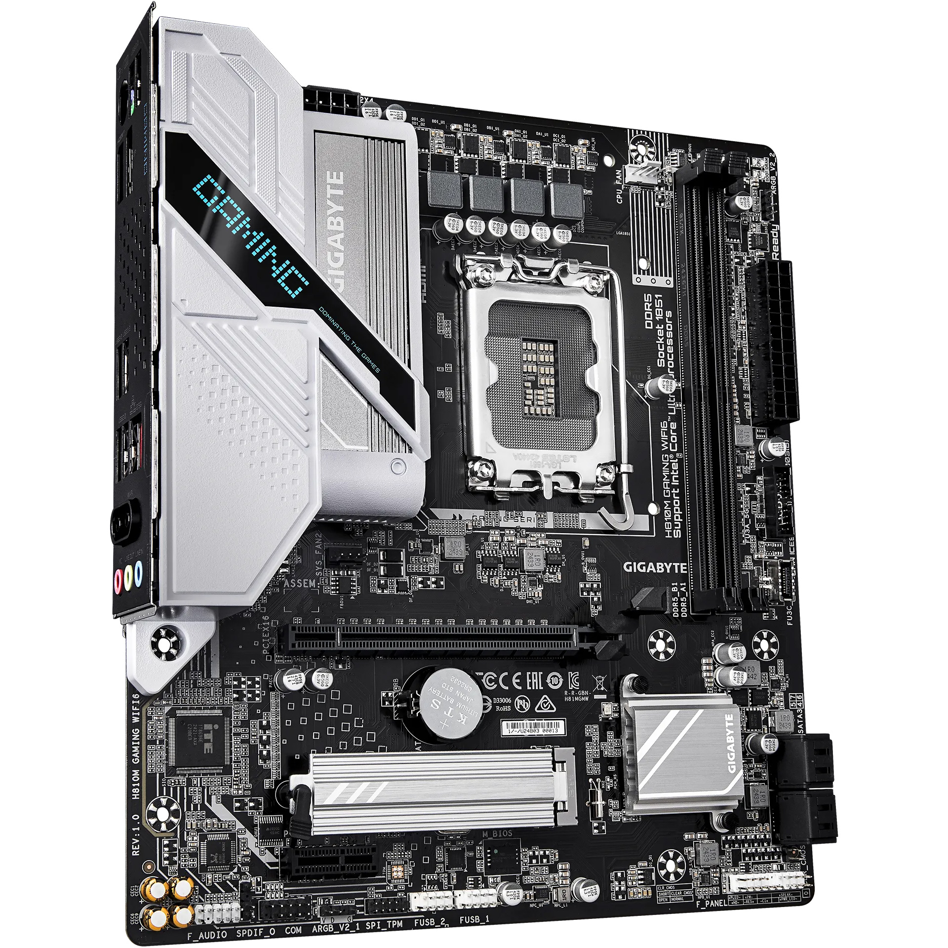 Материнская плата GIGABYTE H810M Gaming WiFi6