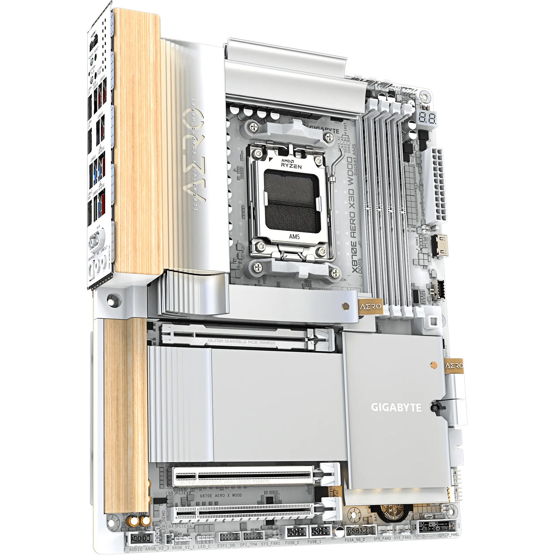 Материнская плата GIGABYTE X870E Aero X3D Wood