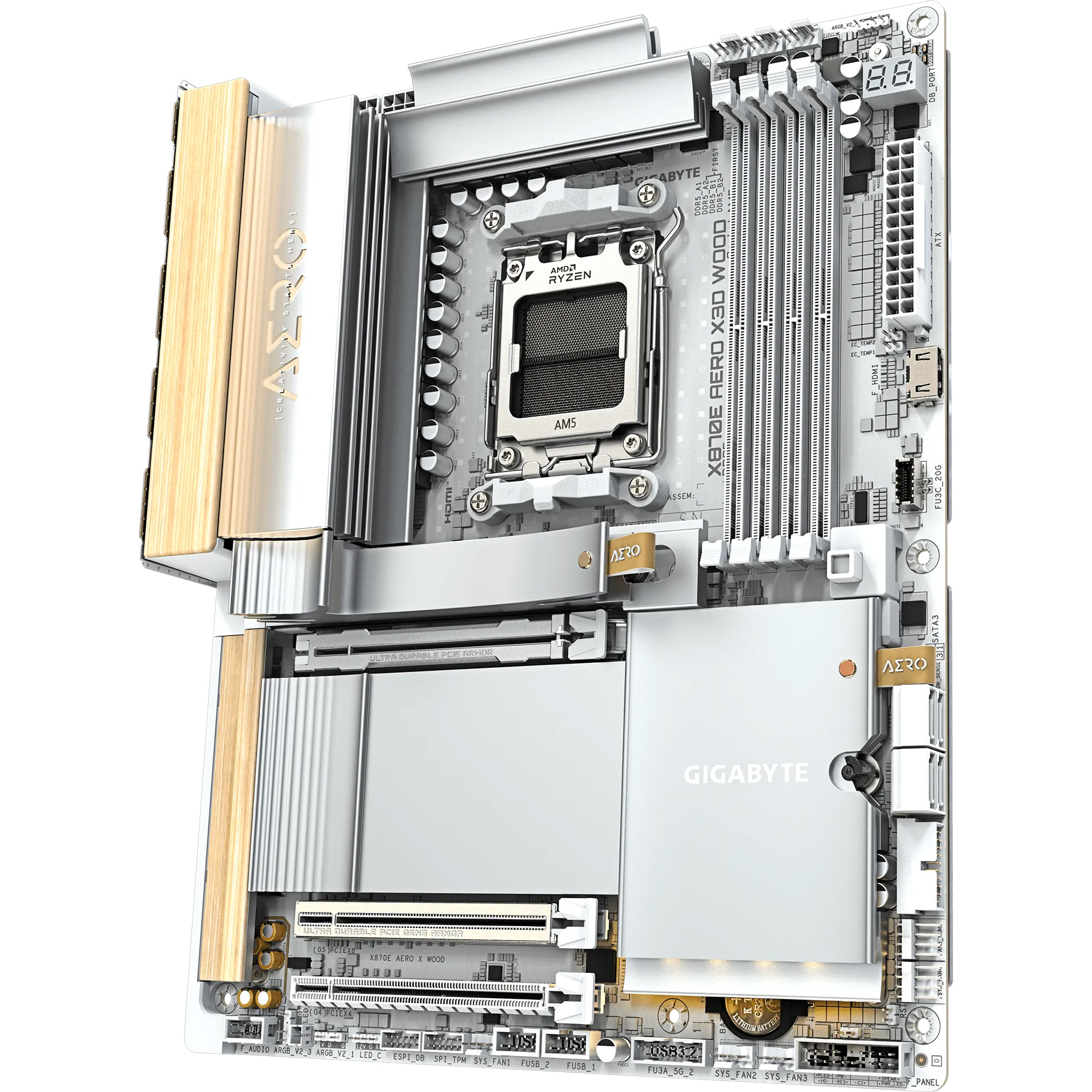 Материнская плата GIGABYTE X870E Aero X3D Wood