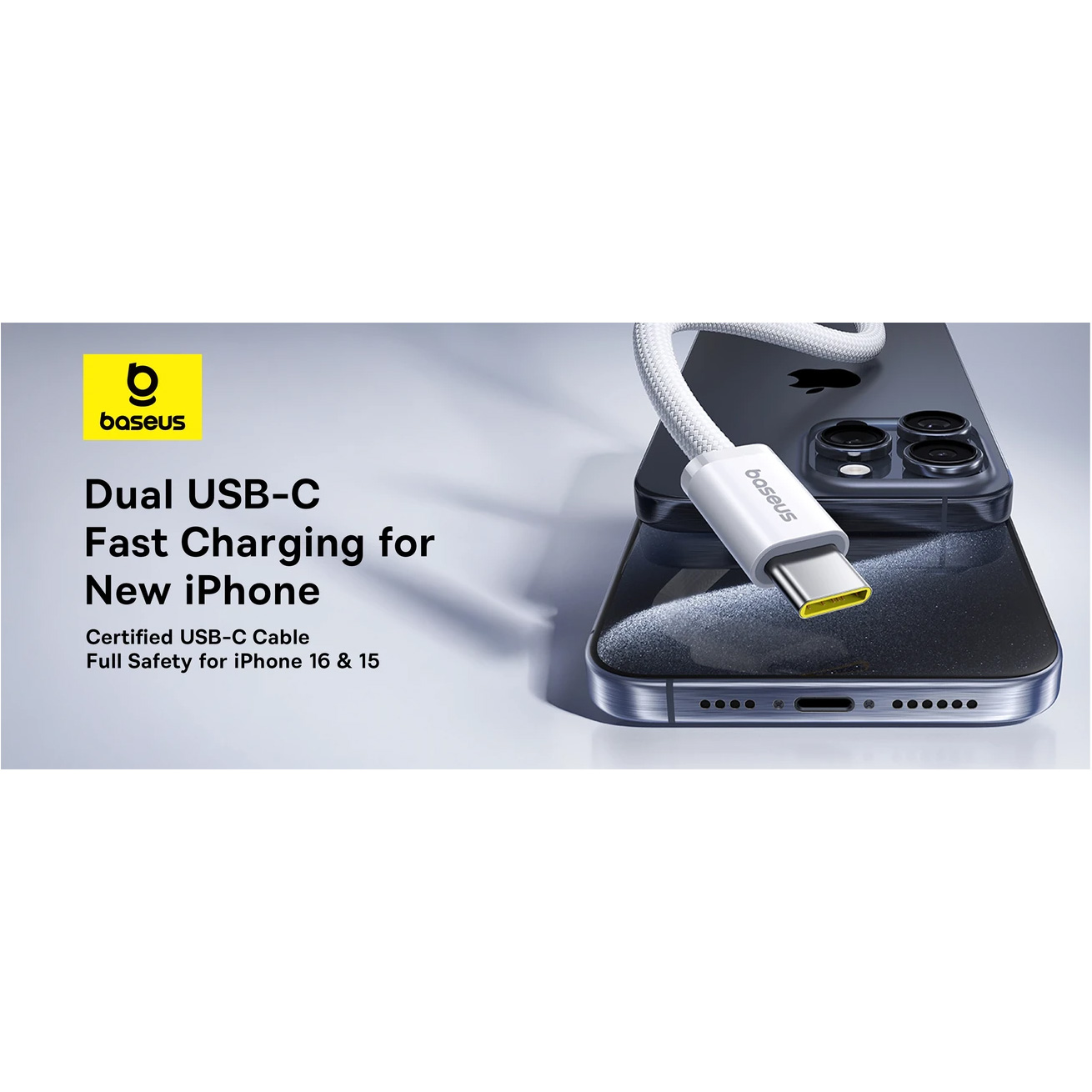 Кабель BASEUS Dynamic 4 Fast Charging Cable USB-C to USB-C 1м Black (P10381400111-00)