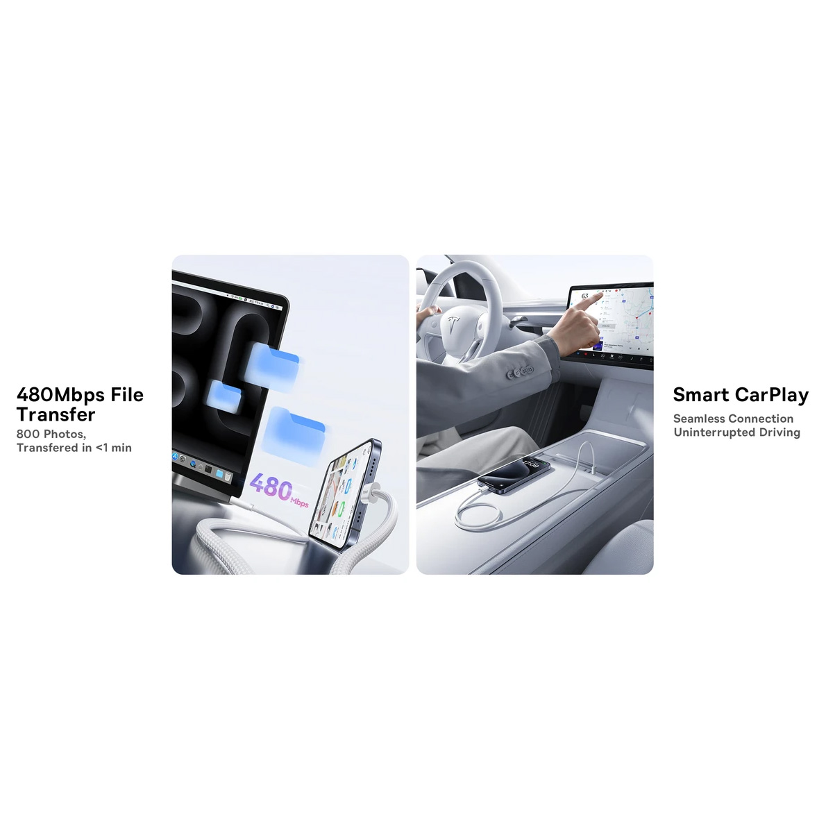 Кабель BASEUS Dynamic 4 Fast Charging Cable USB-C to USB-C 1м Black (P10381400111-00)