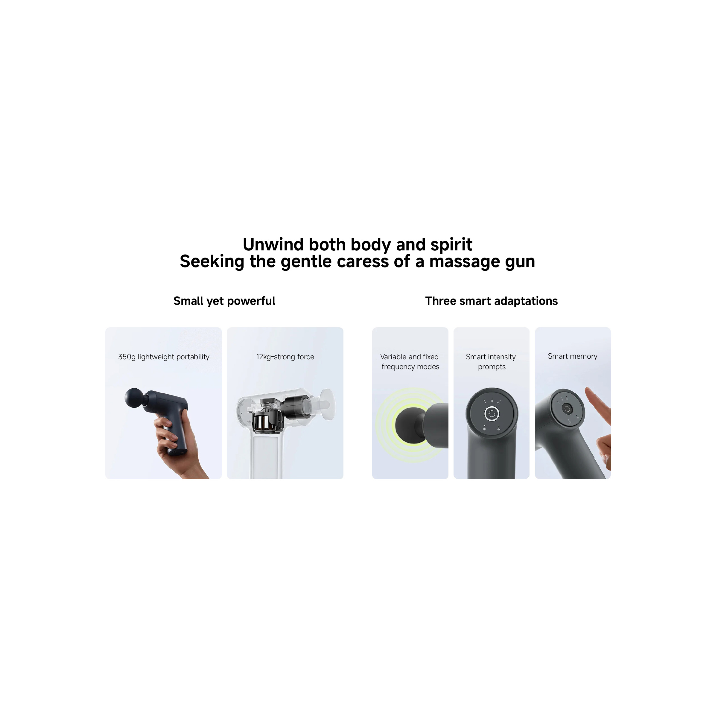 Масажний пістолет XIAOMI Massage Gun Mini 2 (BHR9480EU)