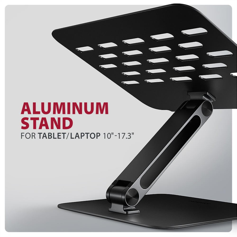Підставка для ноутбука AXAGON Aluminum HQ Stand for Laptop & Tablet Black (STND-LQB)