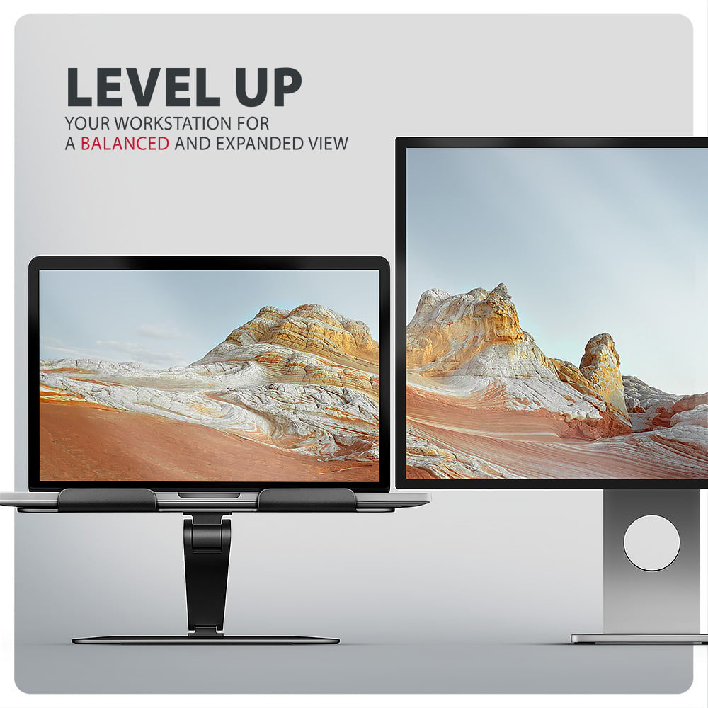 Підставка для ноутбука AXAGON Aluminum HQ Stand for Laptop & Tablet Black (STND-LQB)