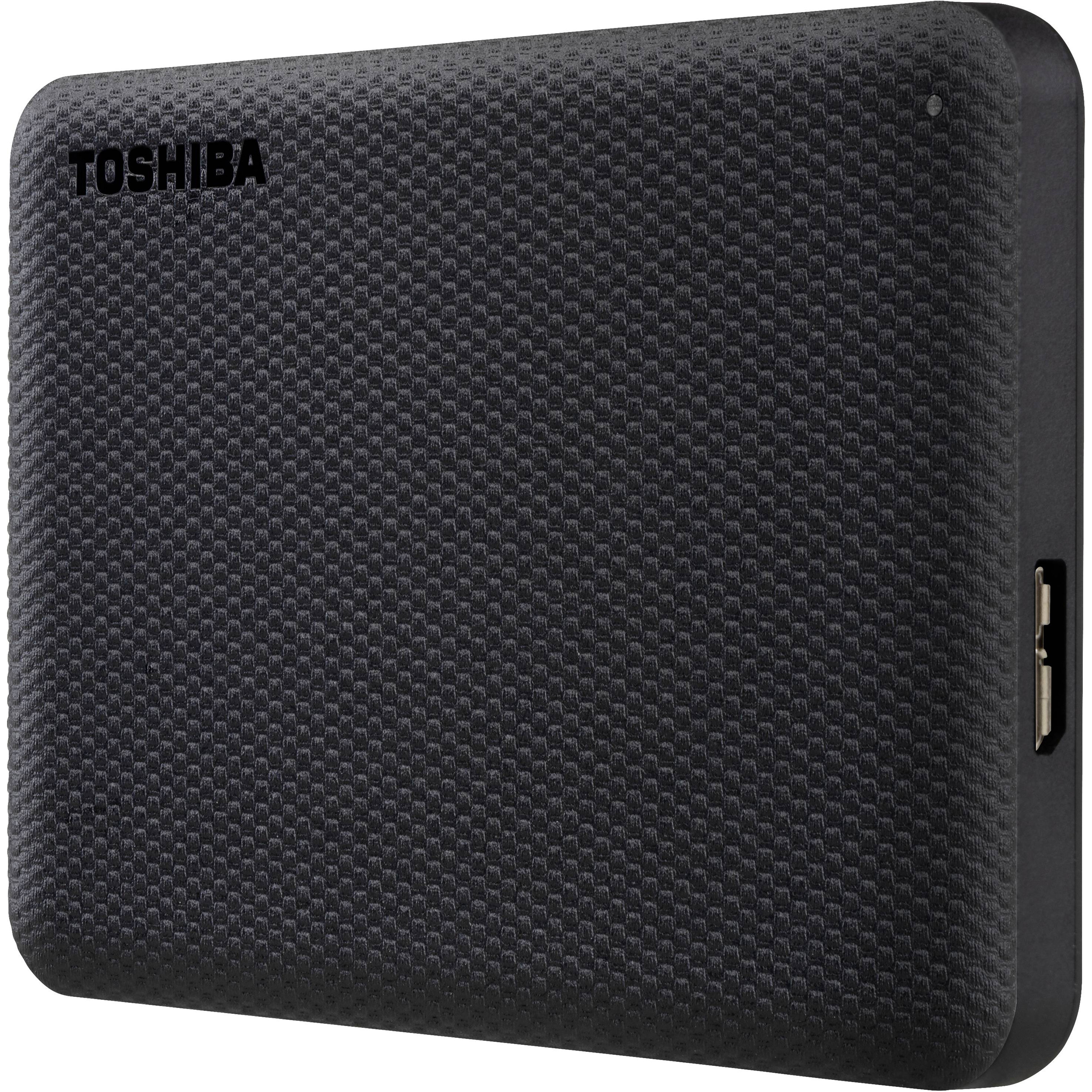 Портативный жёсткий диск TOSHIBA Canvio Advance 1TB USB3.2 Black (HDTCA10EK3AA)