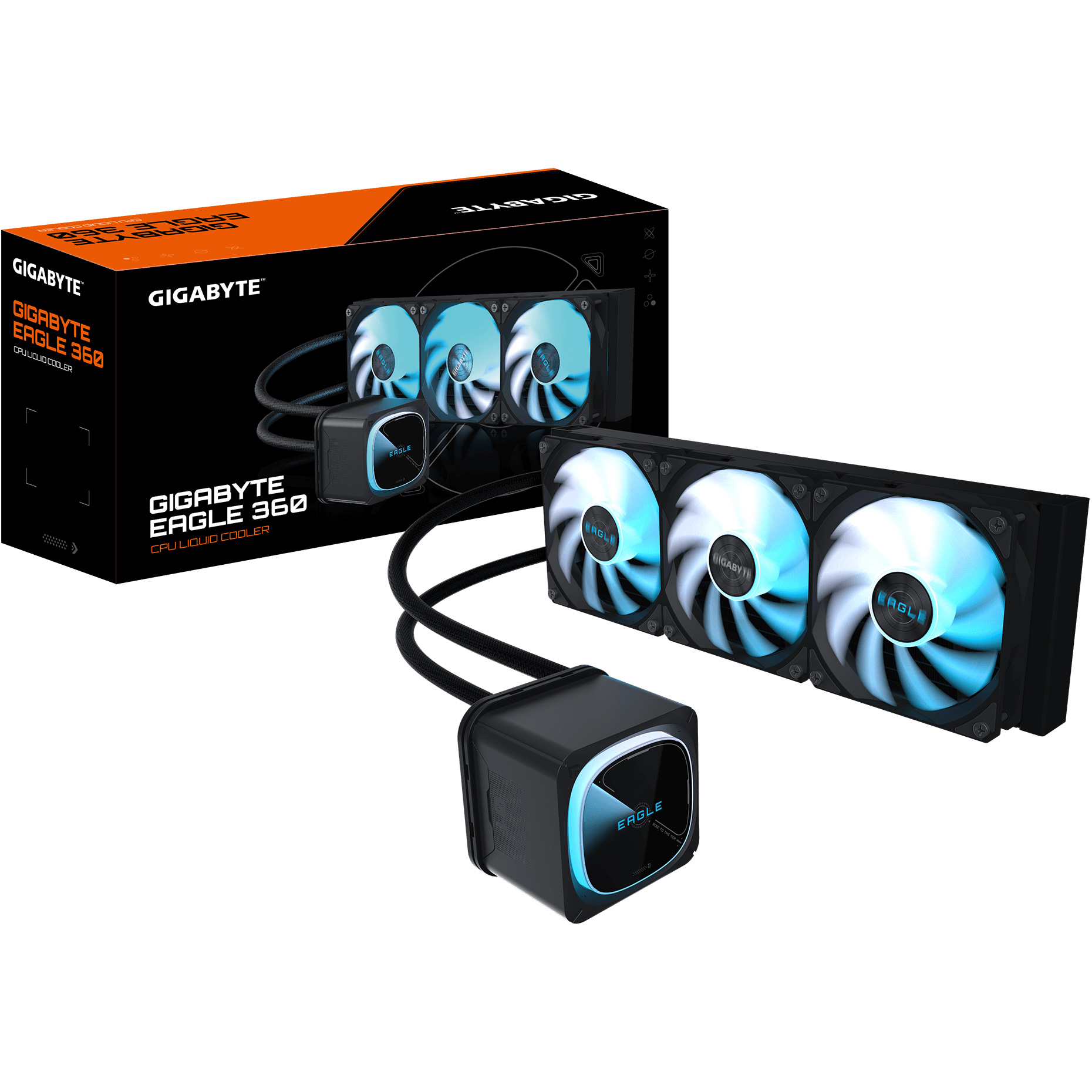 Система водяного охлаждения GIGABYTE Eagle 360 Black