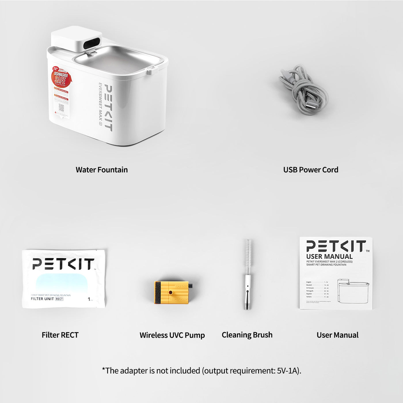 Розумна поїлка PETKIT EverSweet Max 2 UVC (P4116-UVC)
