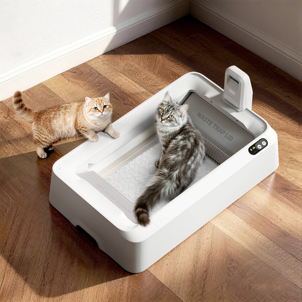 Розумний лоток для котів PETKIT Purobot Crystal Duo Automatic Cat Litter Box with Camera White (P9905)