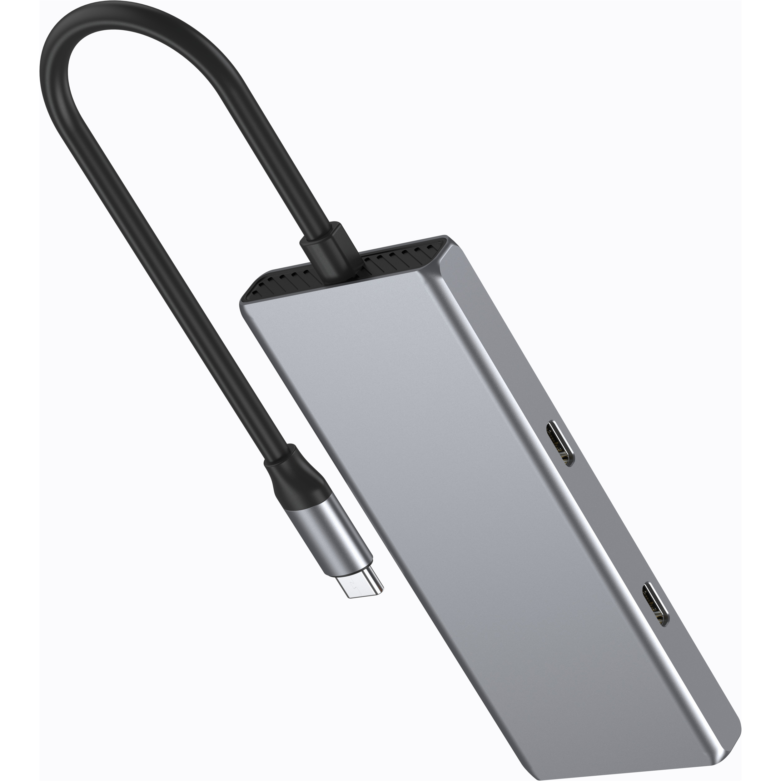 USB-хаб GEMBIRD USB-C to 2xUSB-A, 2xUSB-C 3.2 Gen. 2 Silver (UHB-CM-U310-A2C2-01)