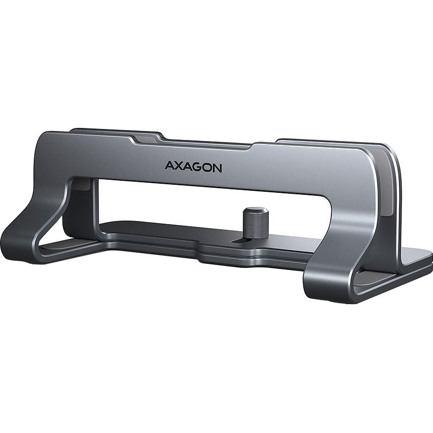 Вертикальна підставка для ноутбука AXAGON Vertical Stand for Laptops and Tablets Gray (STND-VG)