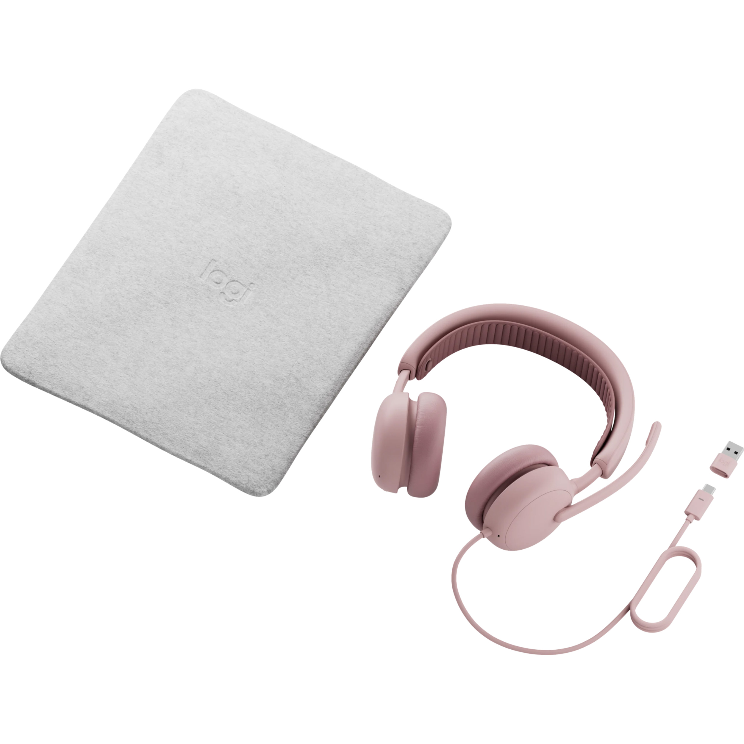 Гарнитура LOGITECH Zone Wired 2 UC Version Rose (981-001620)