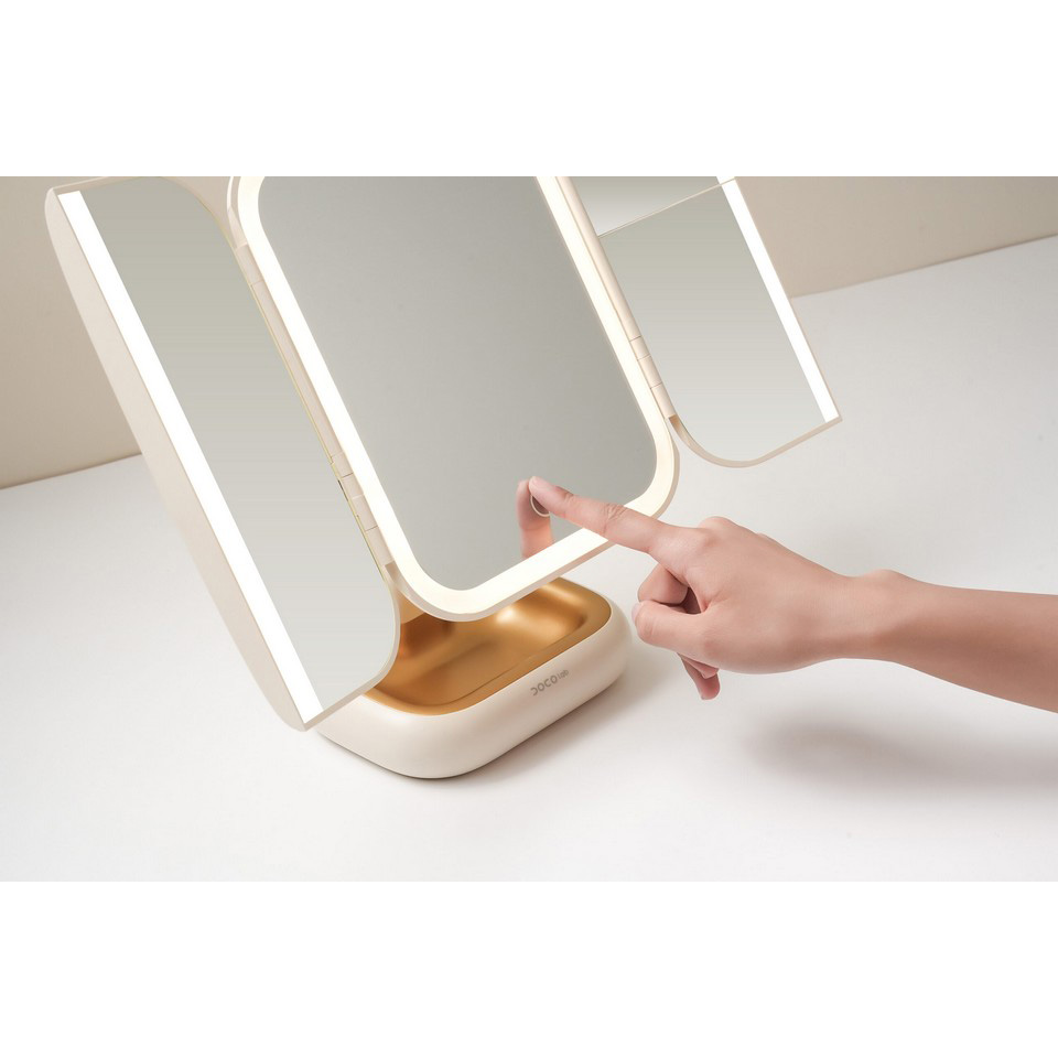 Косметичне дзеркало Xiaomi DOCO Folding Mirror Standart Edition Pink
