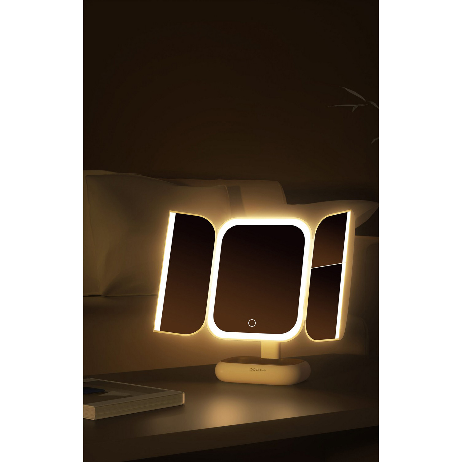 Косметичне дзеркало Xiaomi DOCO Folding Mirror Standart Edition Pink