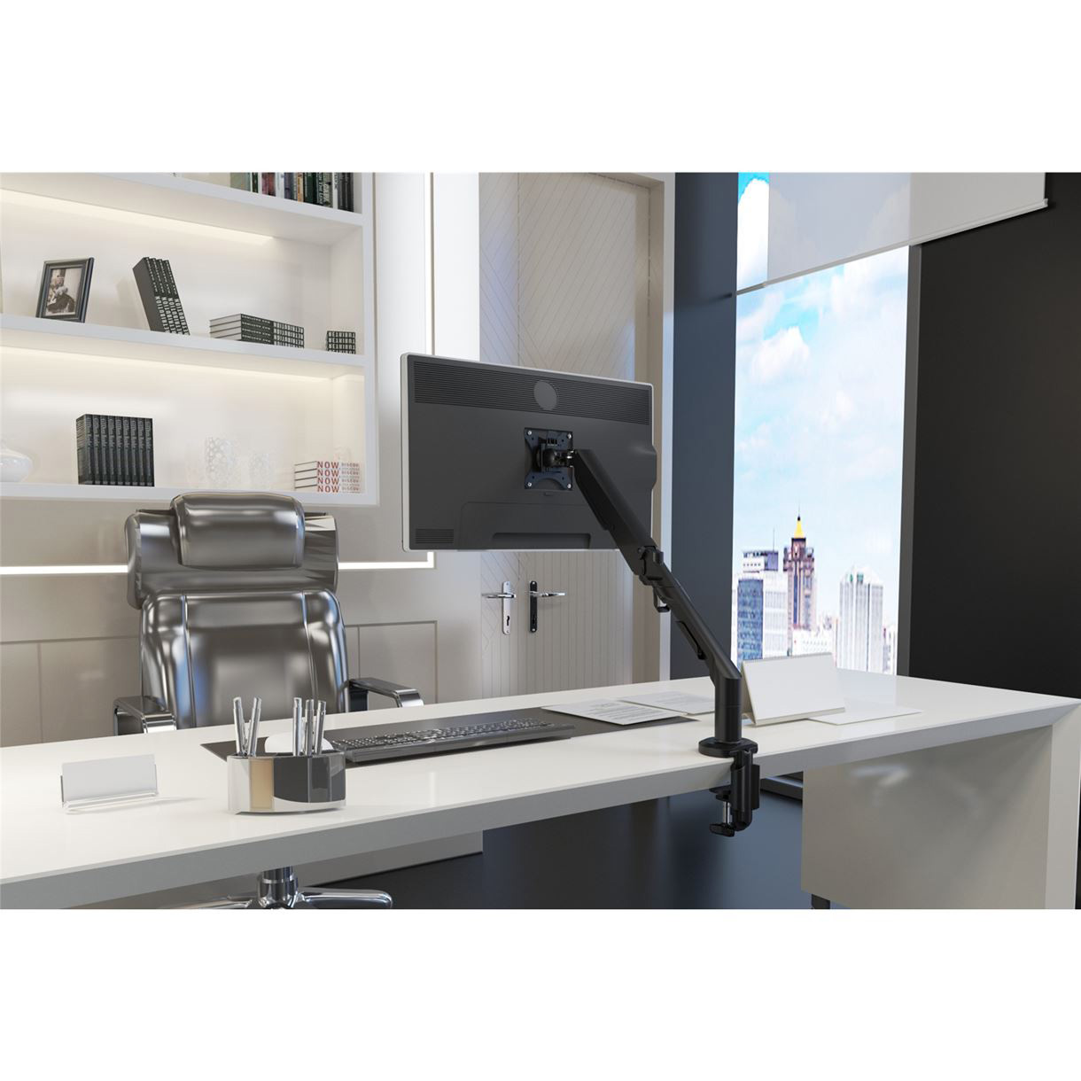Настольное крепление для монитора LOCTEK FlexiSpot MA8B 17"-36" Black