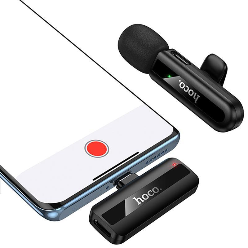 Беспроводной петличный микрофон HOCO L20 Fair Type-C