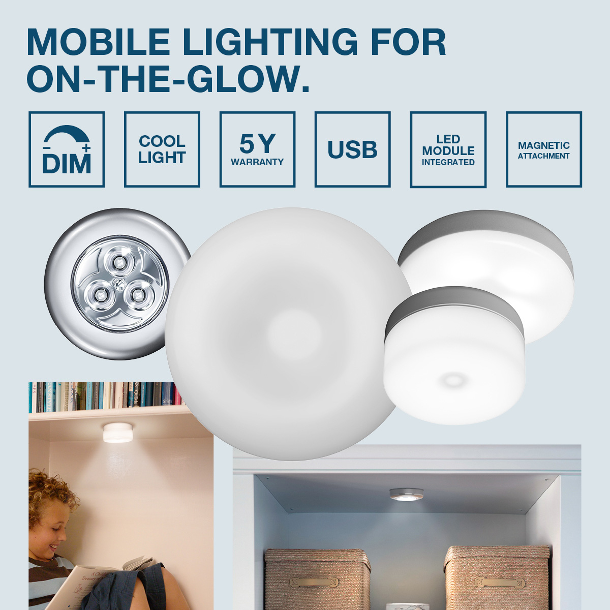 Ночник OSRAM DOT-it Touch High White