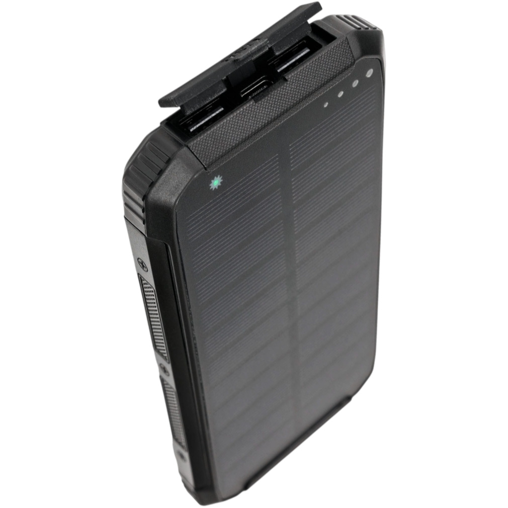 Повербанк с беспроводной зарядкой и солнечной панелью PLATINET PMPB10SPW15 15W 10000mAh