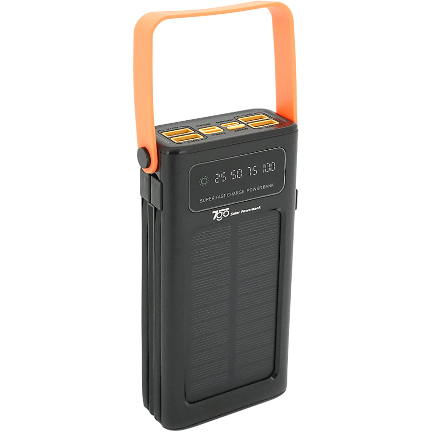 Повербанк с солнечной батареей 7GO GPW-02 22.5W 20000mAh Black