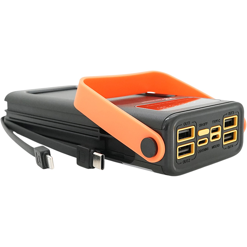 Повербанк с солнечной батареей 7GO GPW-02 22.5W 20000mAh Black