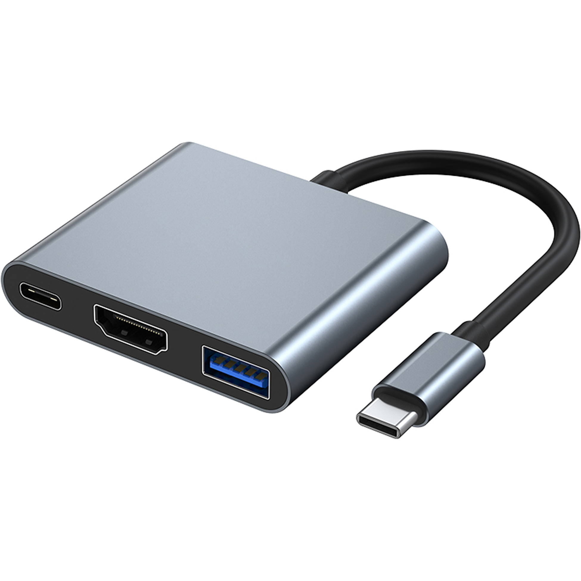 Порт-реплікатор DYNAMODE 3-in-1 USB-C to HDMI, USB3.0, PD87W