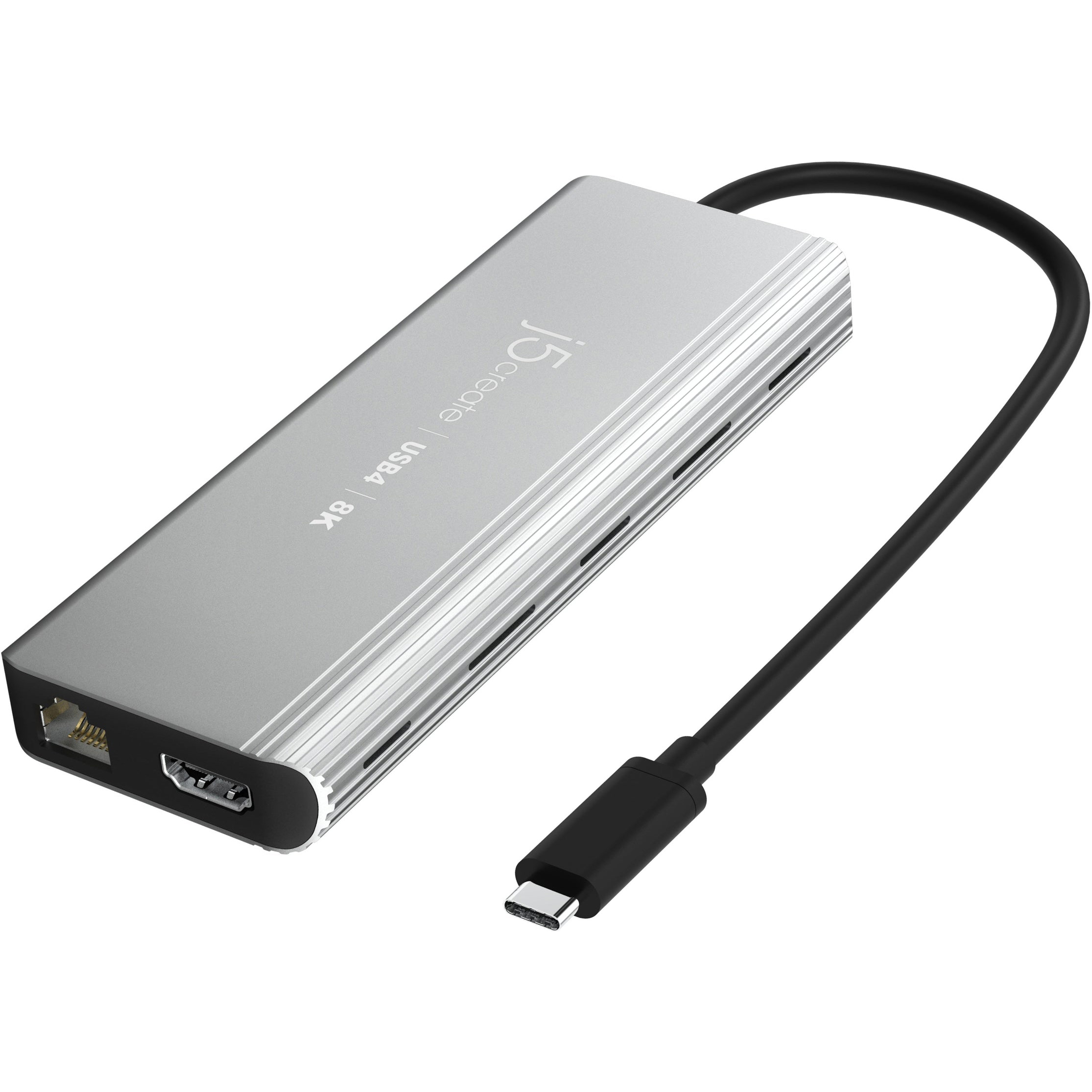 Порт-реплікатор J5CREATE 6-in-1 USB4 8K Multi-Port Hub (JCD403-N)