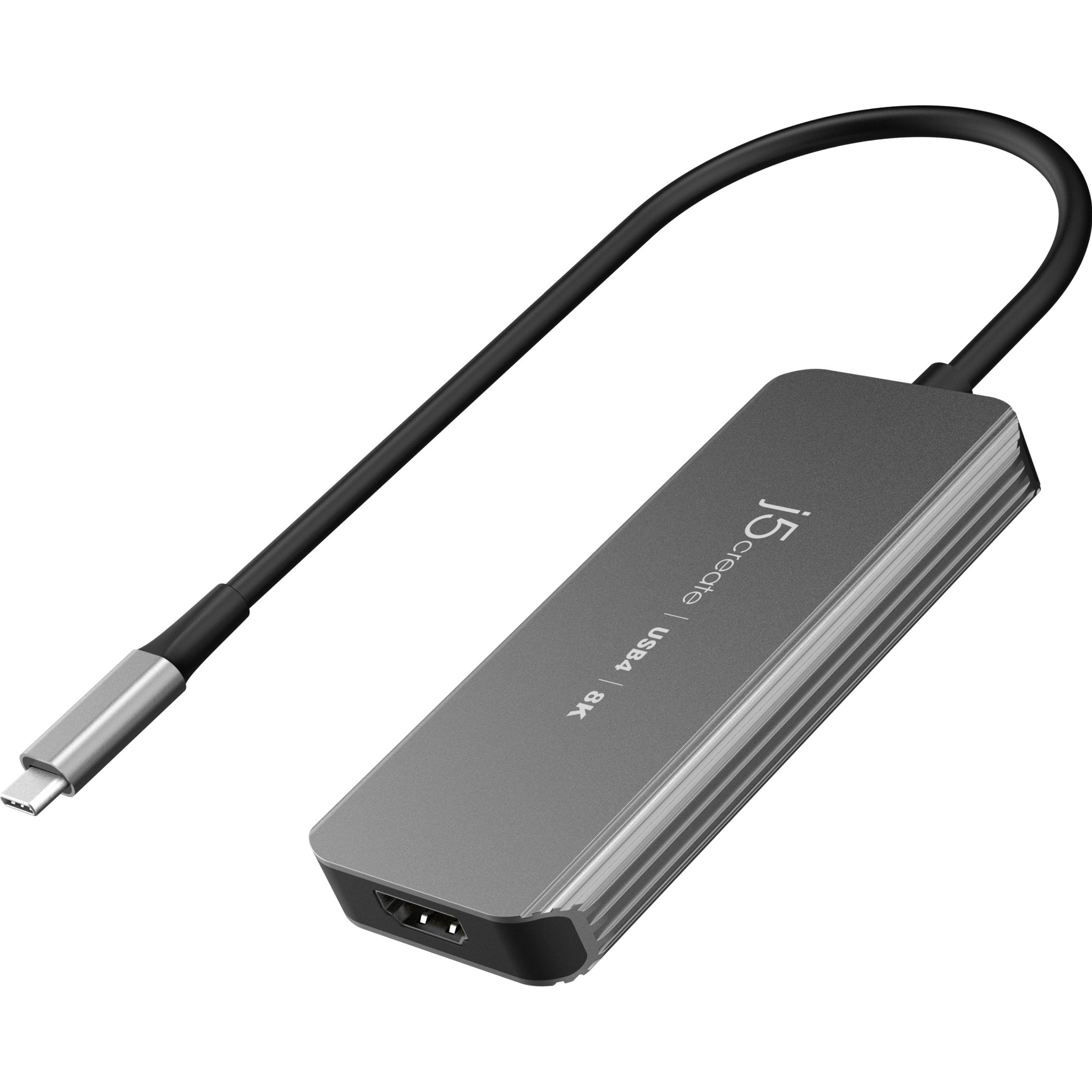 Порт-реплікатор J5CREATE USB4 8K60 Slim Hub (JCH453-N)