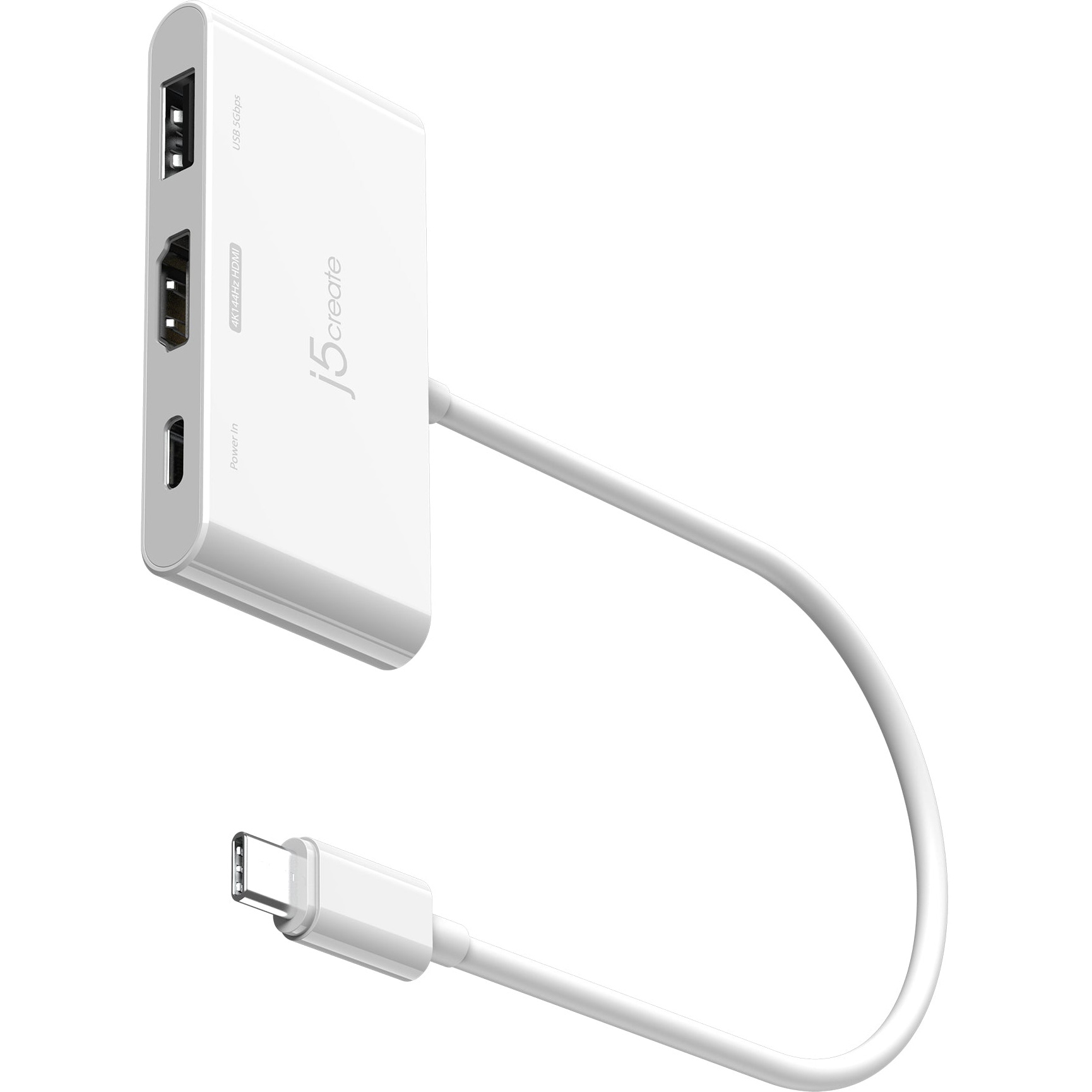 Порт-реплікатор J5CREATE USB-C to HDMI 4K@144Hz & USB3.2 with PD100W Blue (JCA399-N)
