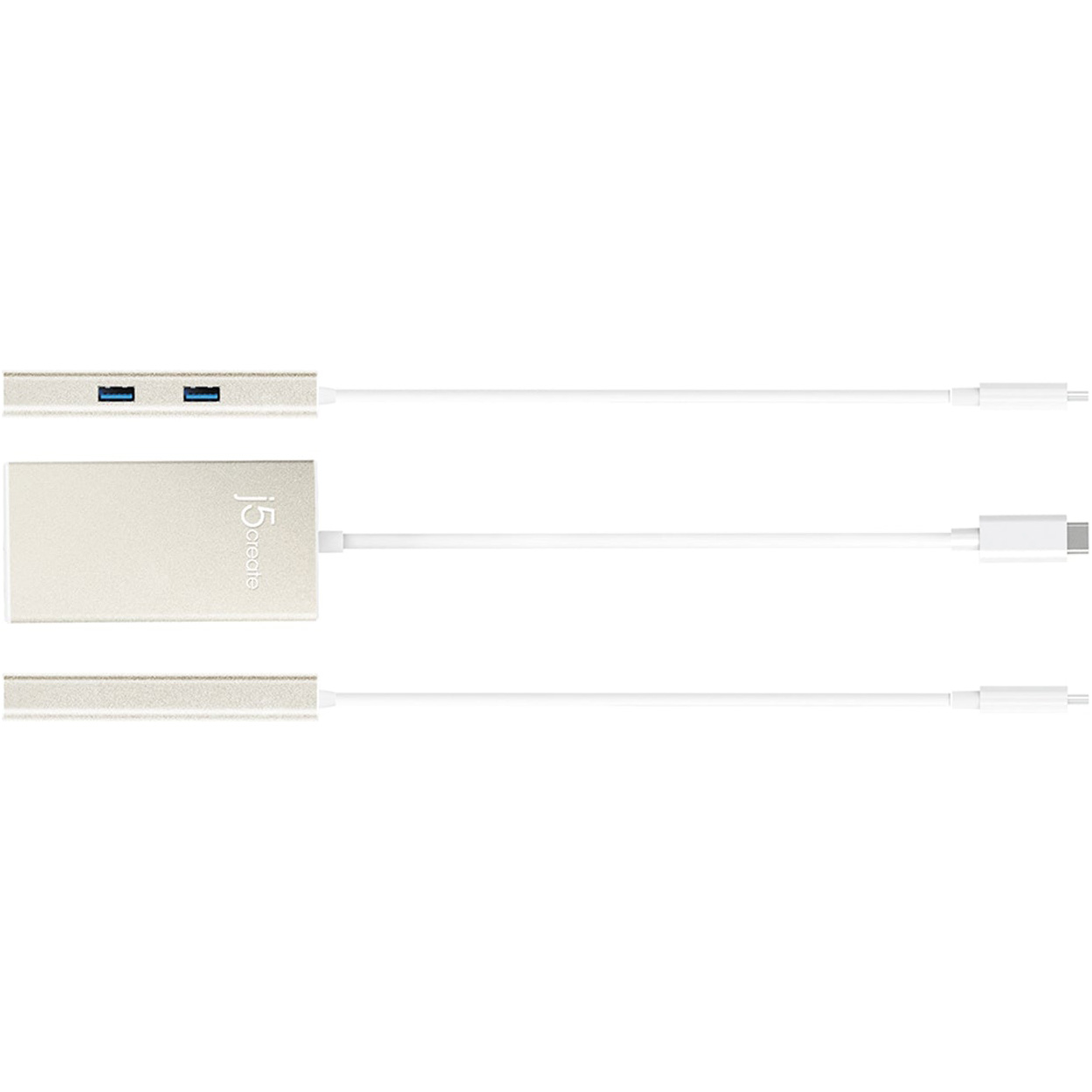 Порт-реплікатор J5CREATE USB-C to HDMI, 2xUSB3.1, LAN, PD3.0 Multi-Adapter (JCA374-N)