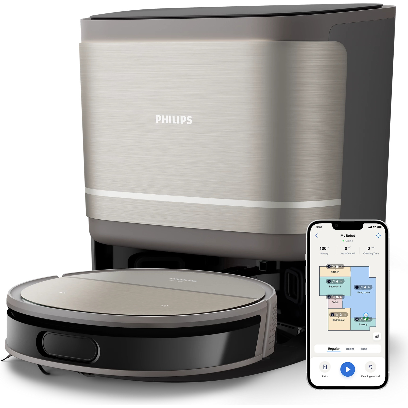 Робот-пилосос PHILIPS HomeRun 9000 (XU9100/10)
