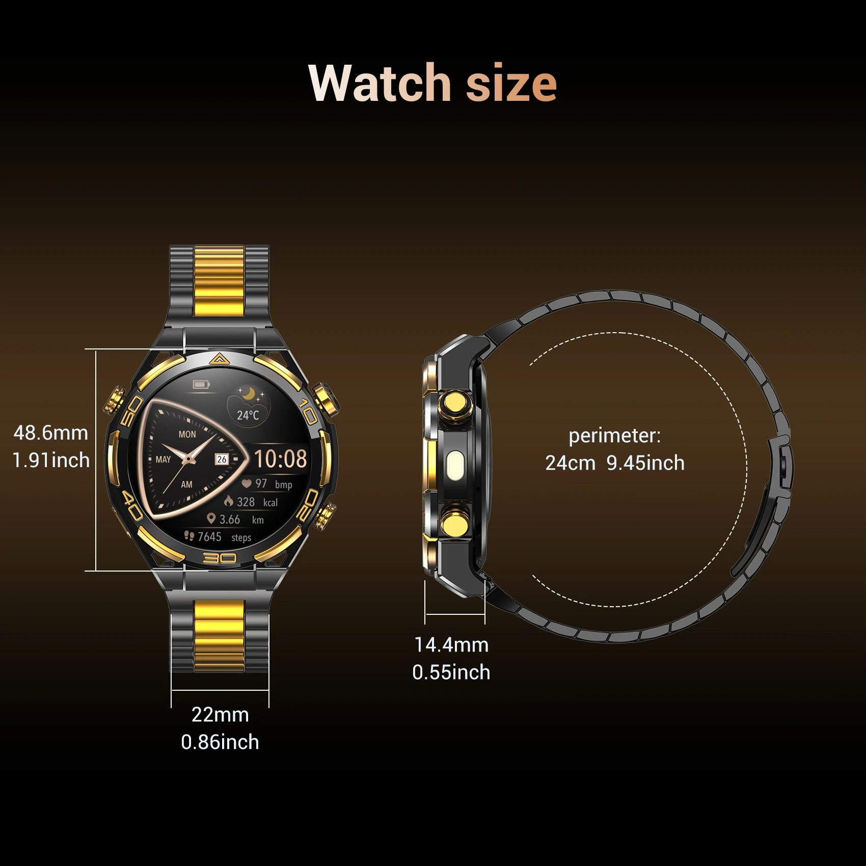 Смарт-часы BLACKVIEW W90 Pro Black