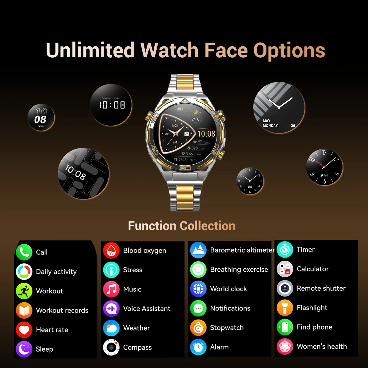 Смарт-часы BLACKVIEW W90 Pro Silver