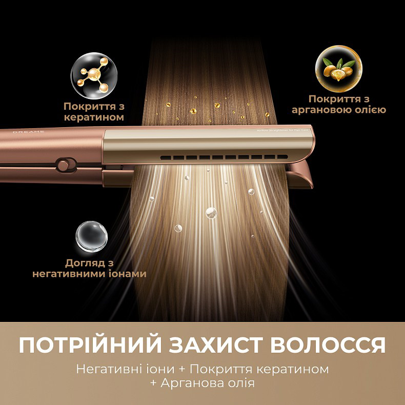 Выпрямитель для волос DREAME Aero Straight Gold (AMA10A)