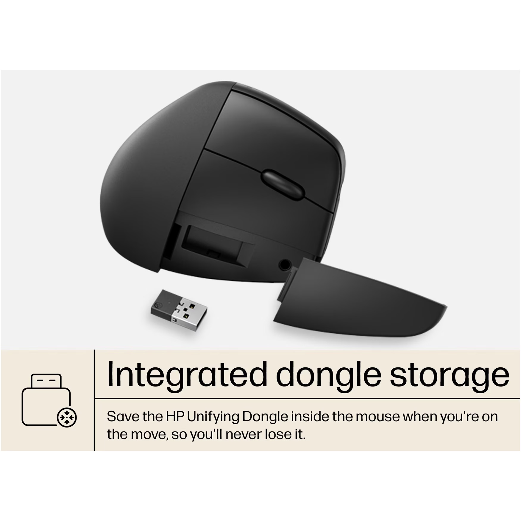 Вертикальна миша HP 925 Ergonomic Black (6H1A5AA)