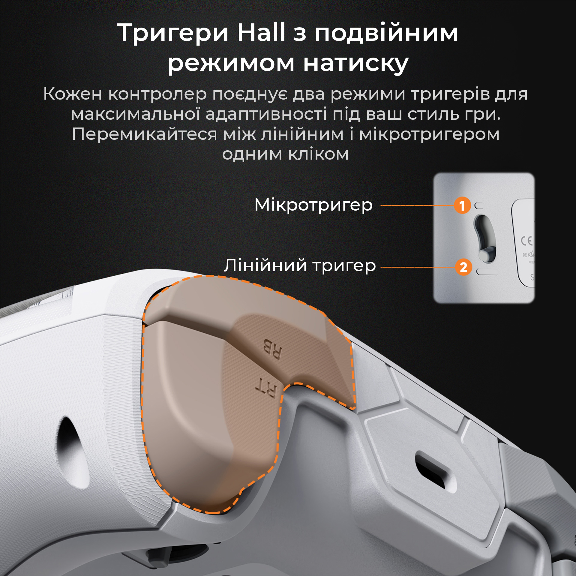 Геймпад AJAZZ GP100 Set White
