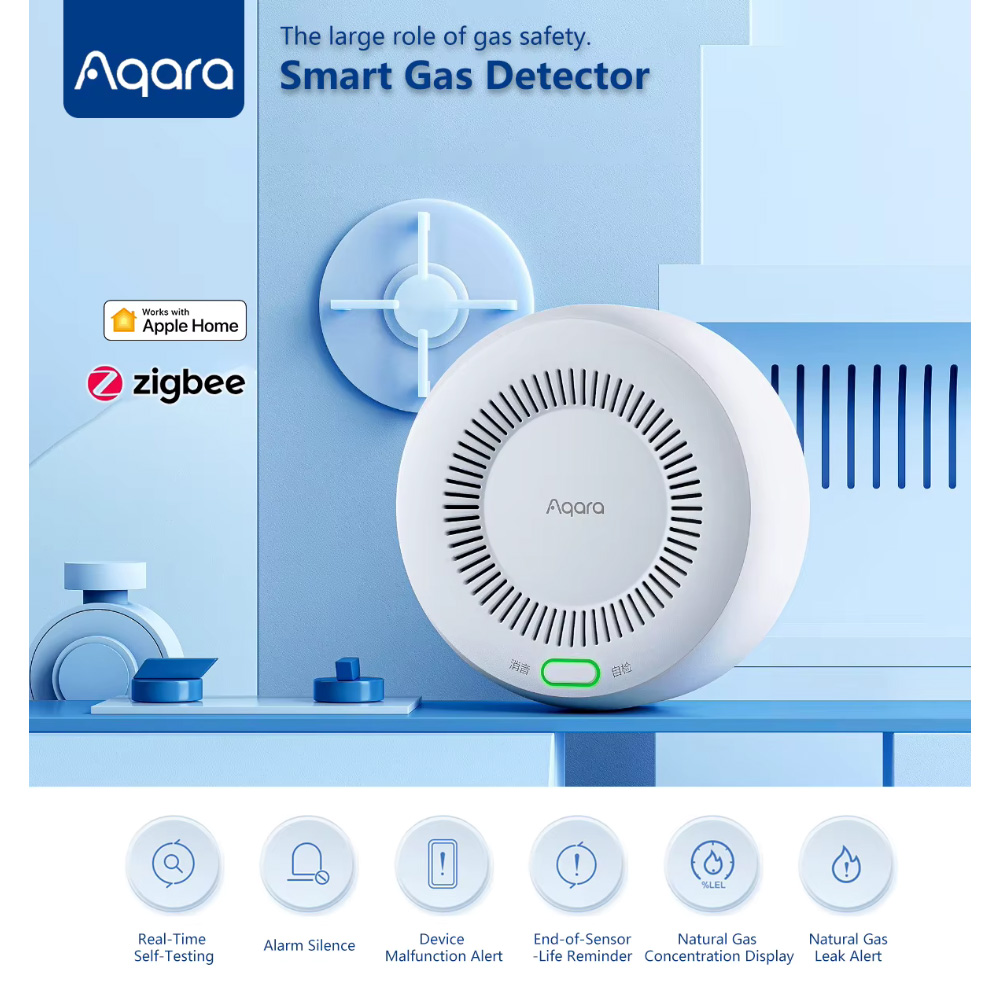 Датчик утечки природного газа AQARA Natural Gas Alarm Sensor (JT-BZ-03AQ/A)