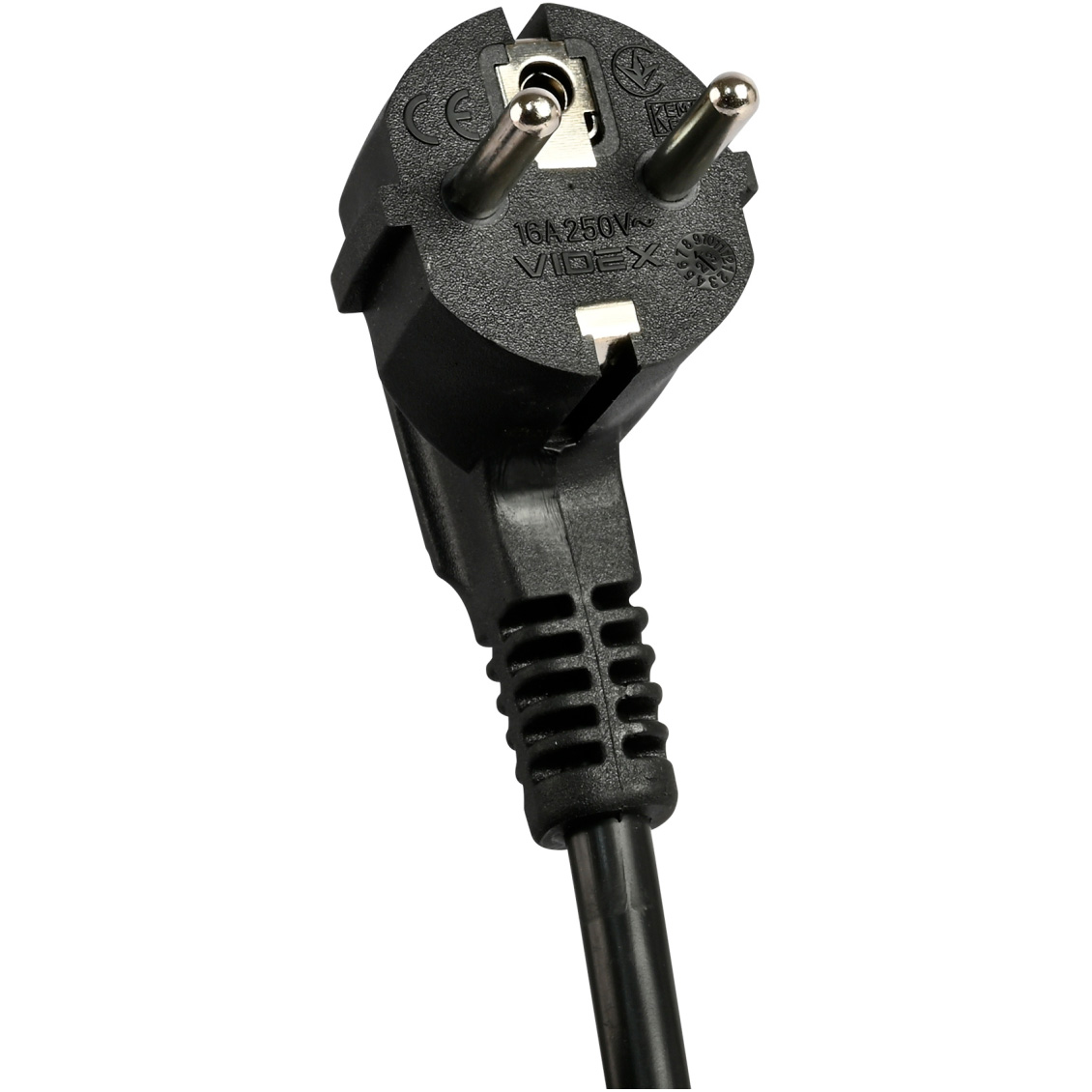 Сетевой фильтр VIDEX Oncord Black, 4 розетки, 1xUSB-C, 1xUSB, 3м (VF-PD43G1QC1PD-B)