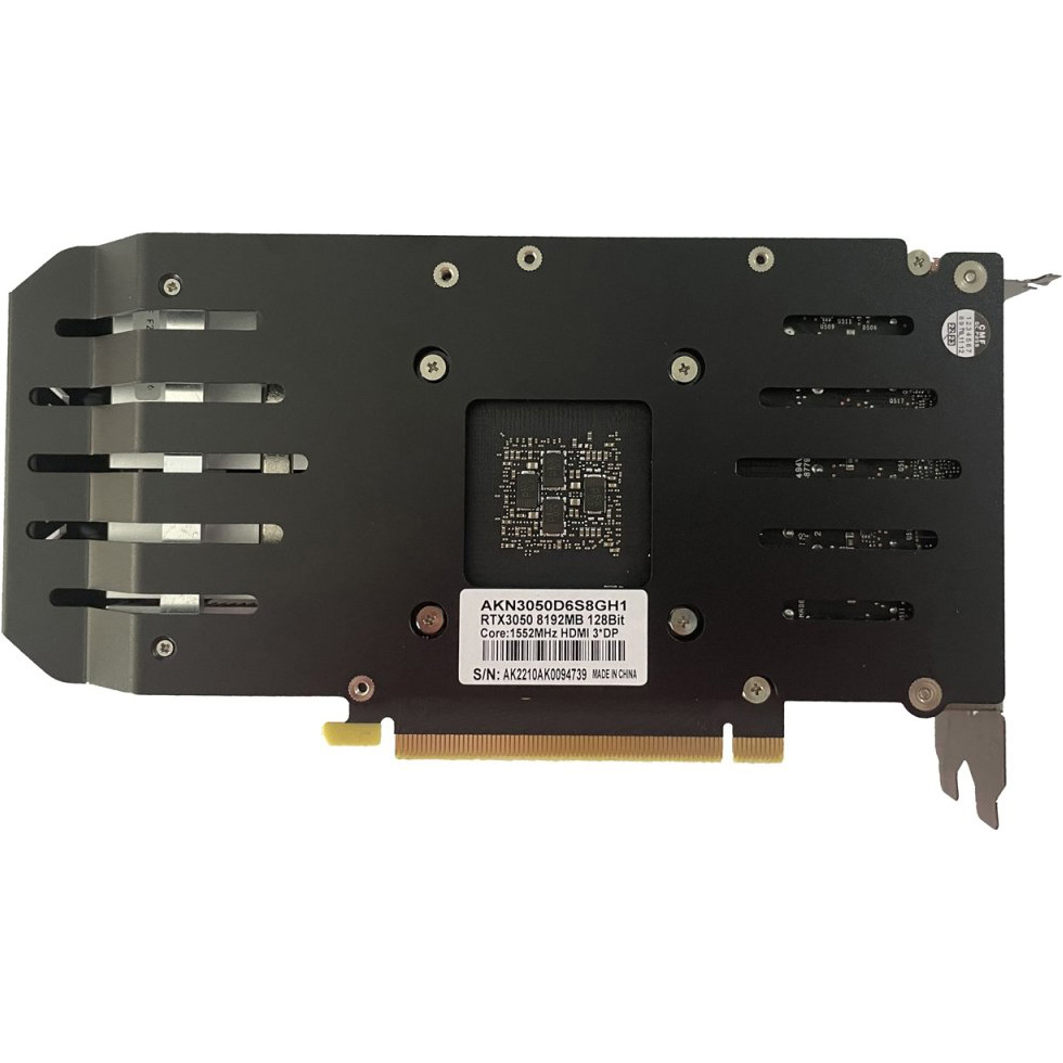 Відеокарта ARKTEK GeForce RTX 3050 6GB GDDR6 (AKN3050D6S6GH1)