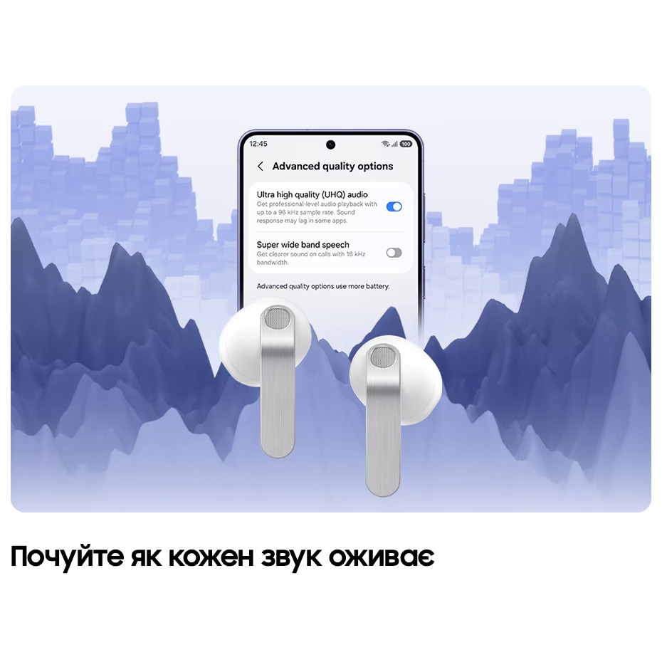 Наушники SAMSUNG Galaxy Buds 4 White (SM-R540NZWASEK)