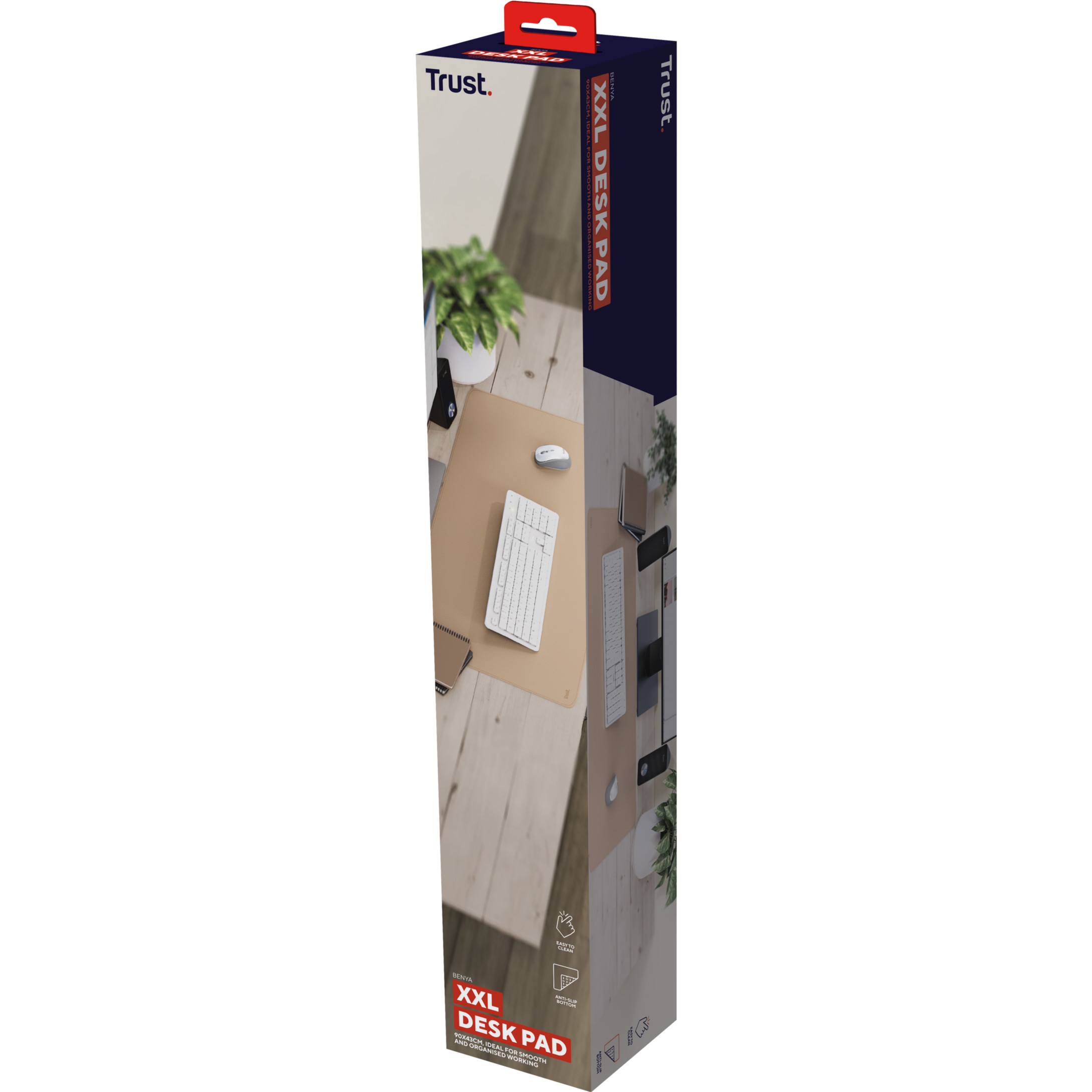 Коврик для мыши TRUST Benya Desk Pad XXL Beige (25713)