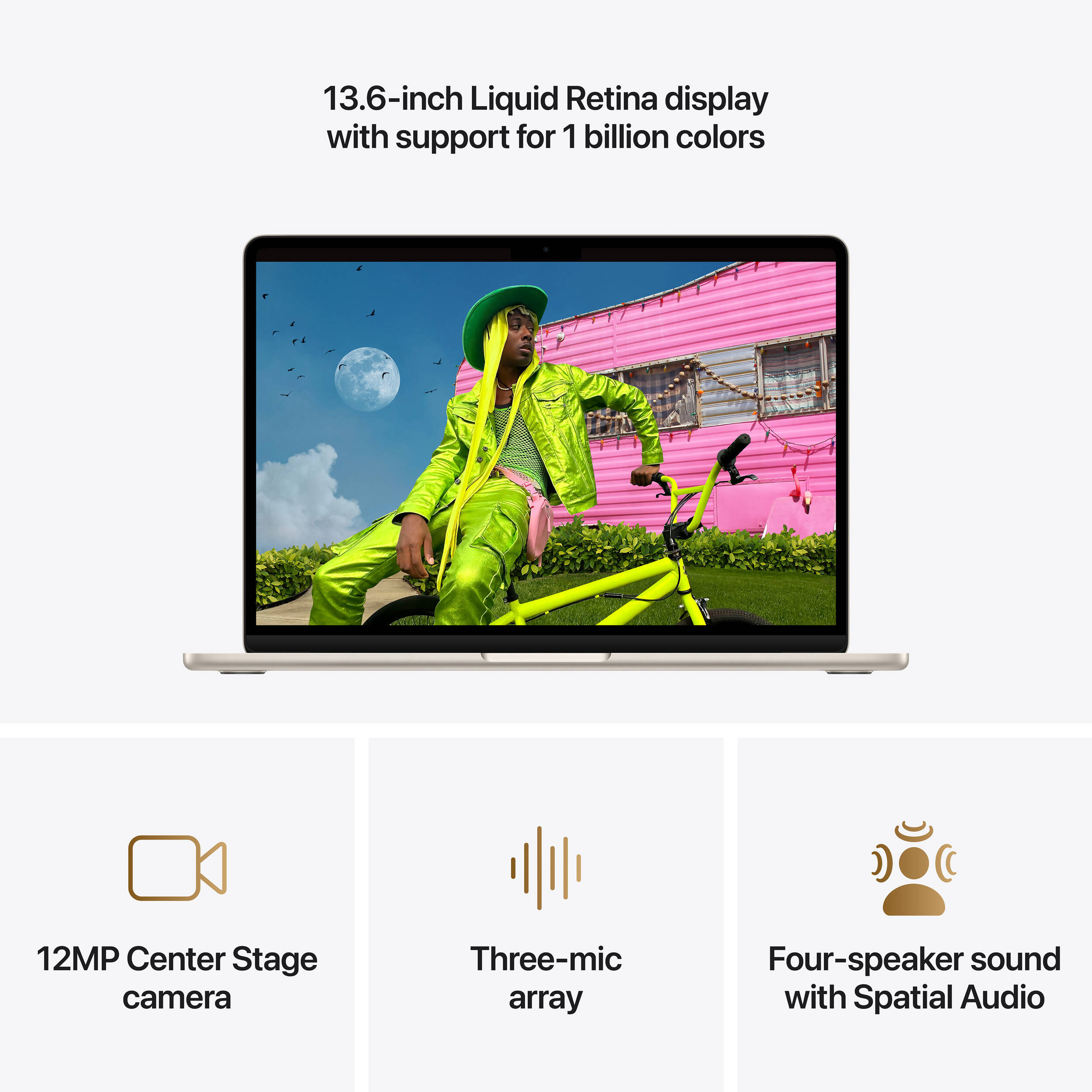 Ноутбук APPLE A3449 MacBook Air M5 13" 16GB/1TB Silver (MDH84UA/A)