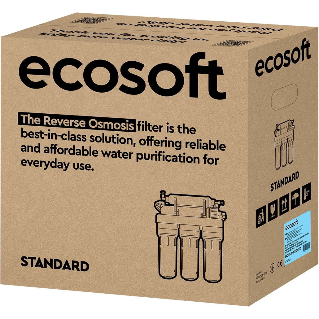 Фильтр обратного осмоса ECOSOFT Standard Pro (MO550MECOSTD)