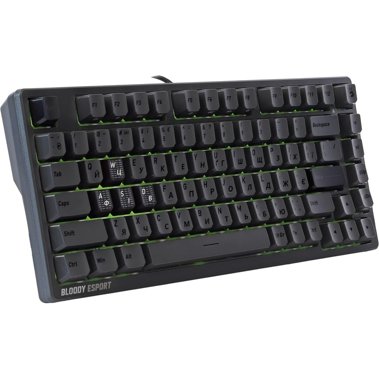 Клавиатура A4TECH BLOODY MS76 MS Magnetic Switch Iron Gray