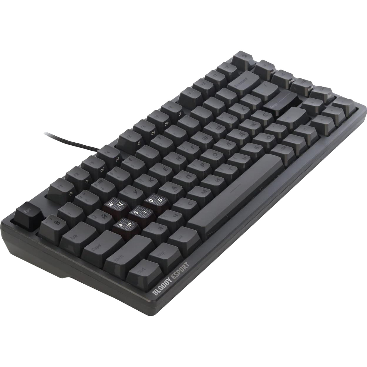 Клавиатура A4TECH BLOODY MS76 MS Magnetic Switch Iron Gray