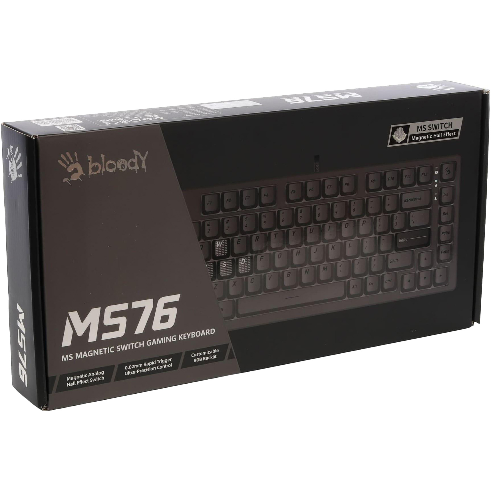 Клавиатура A4TECH BLOODY MS76 MS Magnetic Switch Iron Gray