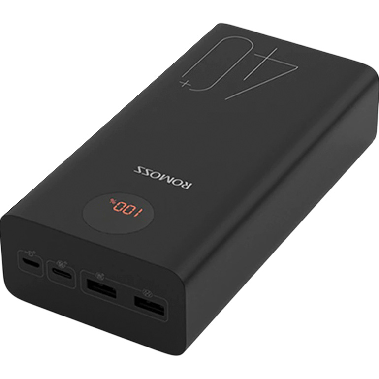 Повербанк ROMOSS PEA40 22.5W 40000mAh Black (PEA40-152-2111H)