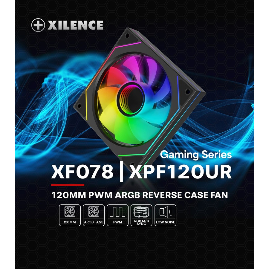 Вентилятор XILENCE Gaming XPF120UR.ARGB PWM Reverse (XF078)