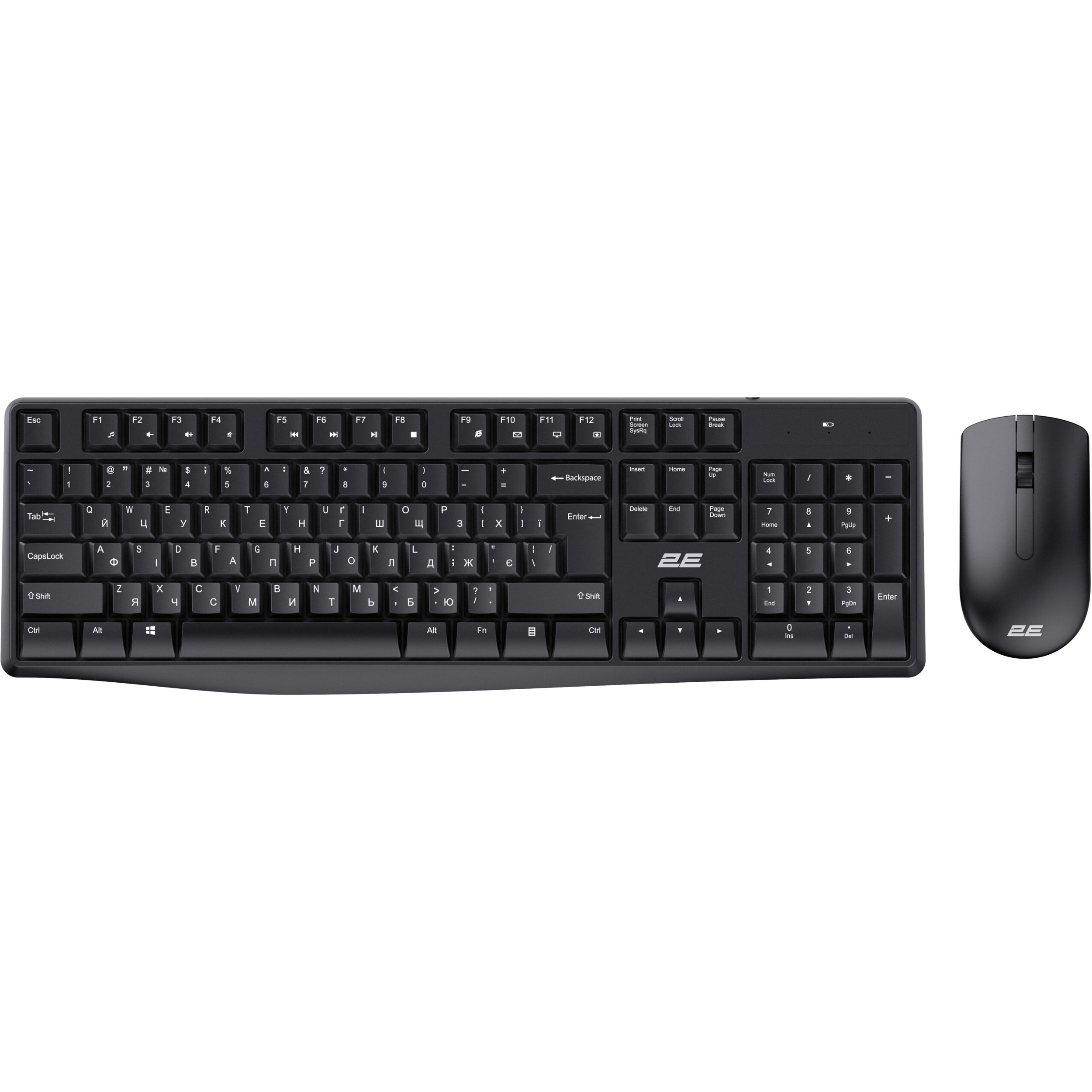 Комплект бездротовий 2E MK390 WL Black (2E-MK390MWB_UA)