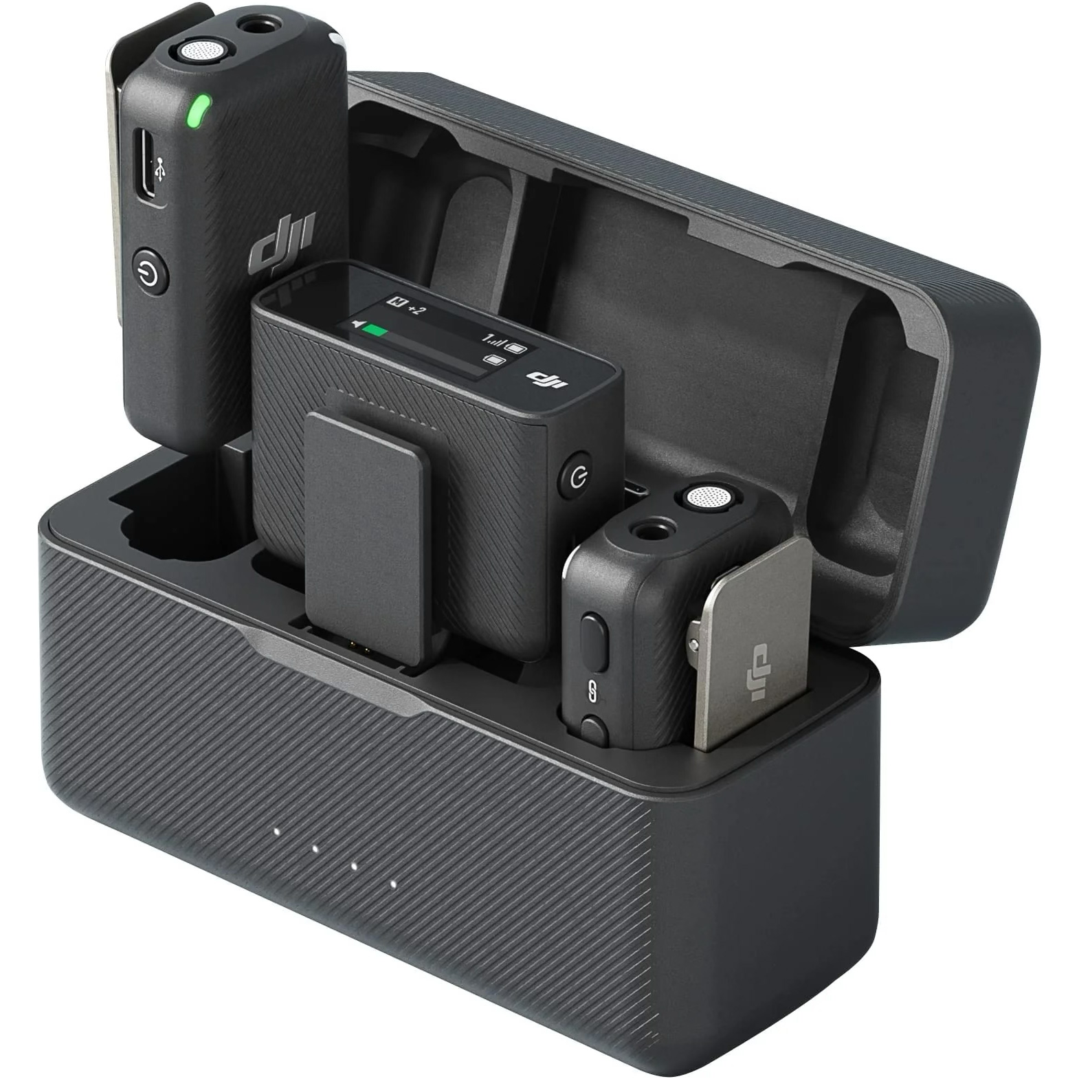 Беспроводной петличный микрофон DJI Mic 2 2TX+1RX Shadow Black