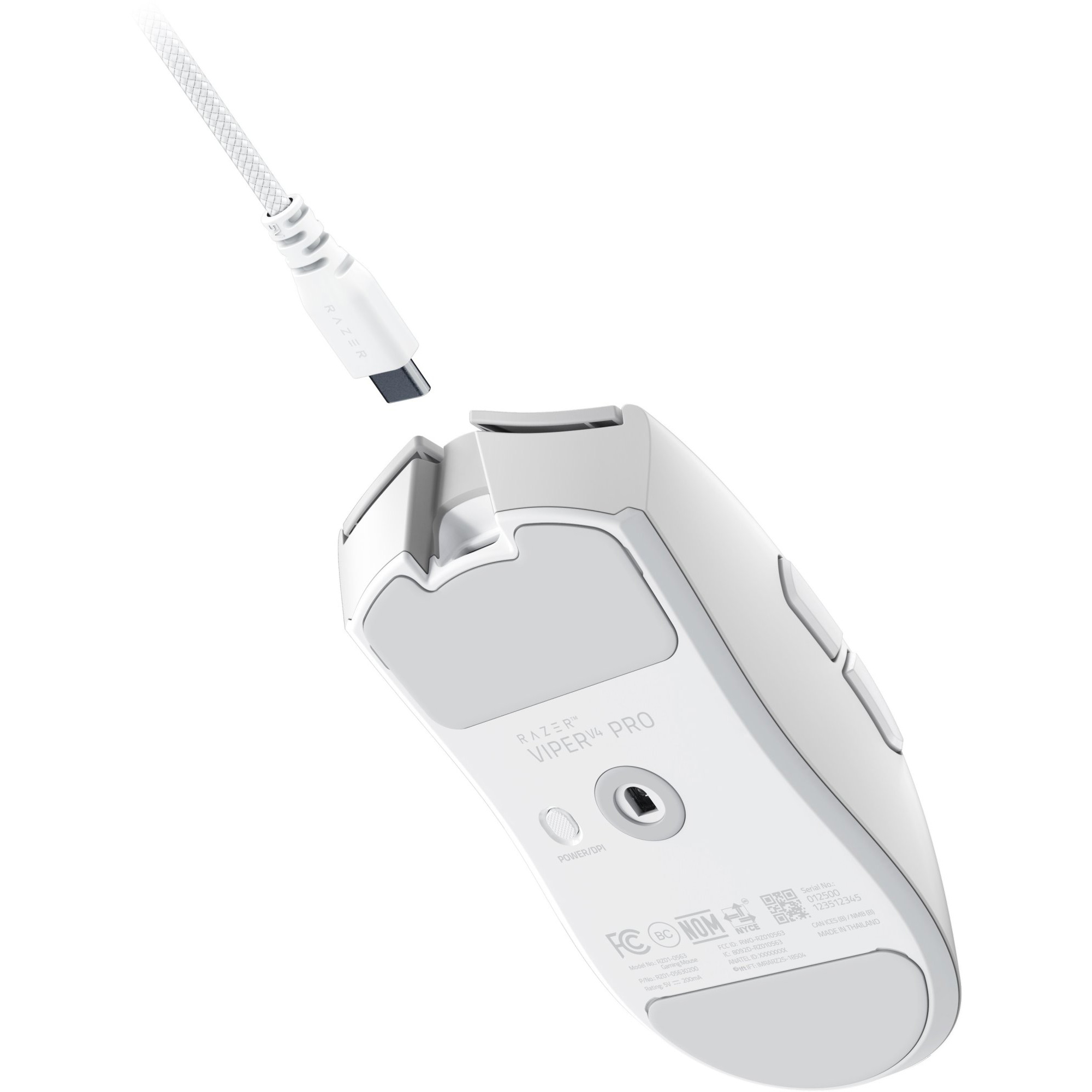 Мышь игровая RAZER Viper V4 Pro Wireless White (RZ01-05630200-R3G1)