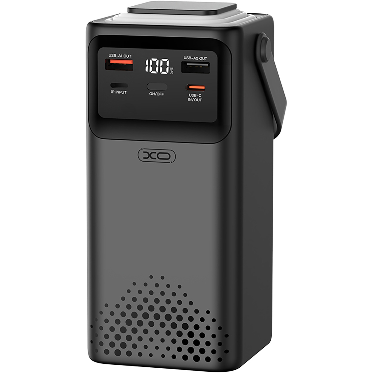 Повербанк XO PR286 1xUSB-C, 2xUSB-A with Built-In USB-C/Lightning/microUSB Cable 22.5W 50000mAh